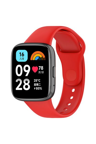 Dolia Xiaomi Redmi Watch 3 Active - Red, Compatible Classic Cord App