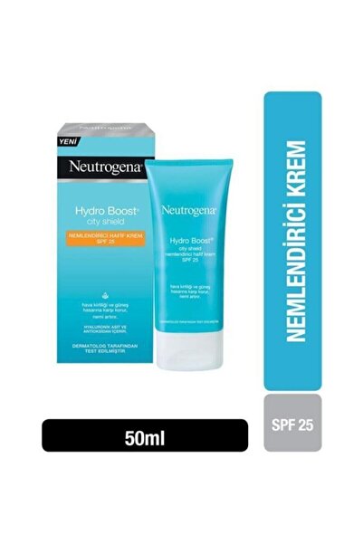 Neutrogena Hydro Boost City Shield Nemlendirici Hafif Krem Spf25 50 ml x2