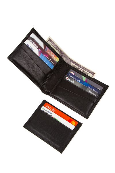 jön Genuine Leather Men's Wallet with Card Holder