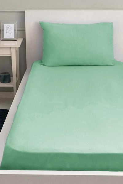 MERTİM Elastic Cotton Ranforce Fabric Sheet And Pillow Case