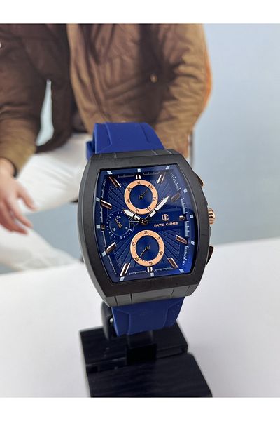 DAVID GUNER SPORTS CORNERED MEN'S WRISTWATCH 3 ATM WATERPROOF