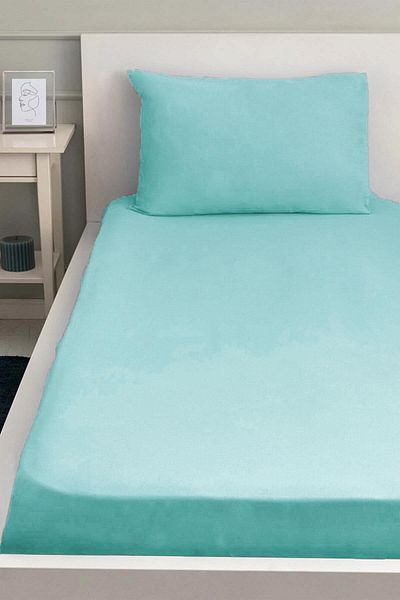 MERTİM Elastic Cotton Ranforce Fabric Sheet And Pillow Case