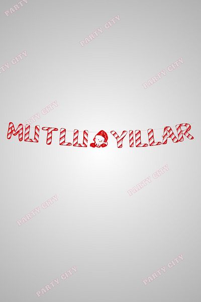 Party City Christmas Happy New Year Text Banner;New Year Text String