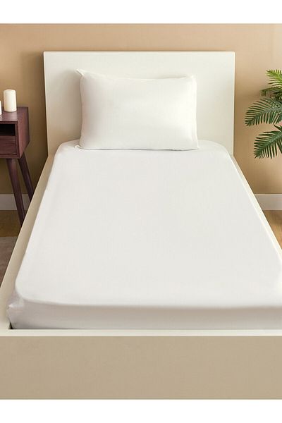 MERTİM Elastic Cotton Ranforce Fabric Sheet And Pillow Case