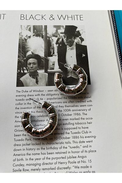 Pinery Jewels Women's Knuckle Hoop Earrings Pair