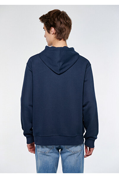 Mavi Superman Baskılı Lacivert Kapüşonlu Sweatshirt 0611237-70490