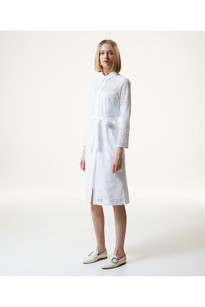 Machka Embroidered Shirt Dress
