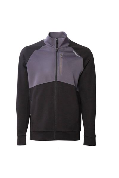 hummel Ανδρικό μαύρο μπουφάν Zip Bobo