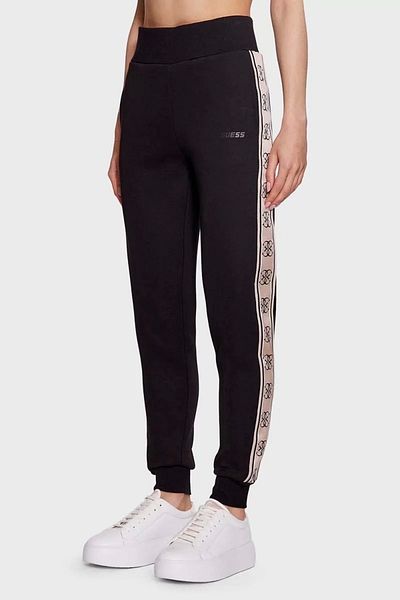 Guess بنطلون بريتني قطني بقصة عادية مع جيوب