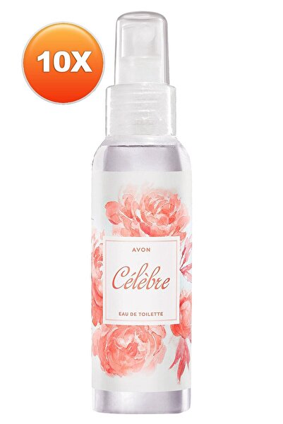 AVON Celebre Kadın Vücut Spreyi 100 Ml. Onlu Set