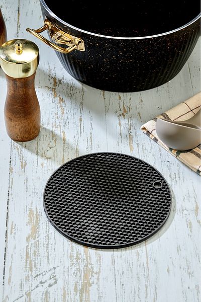 Cooker Luxury Fireproof Non-Stick Silicone Round Trivet