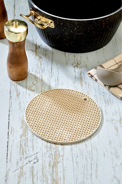 Cooker Luxury Fireproof Non-Stick Silicone Round Trivet