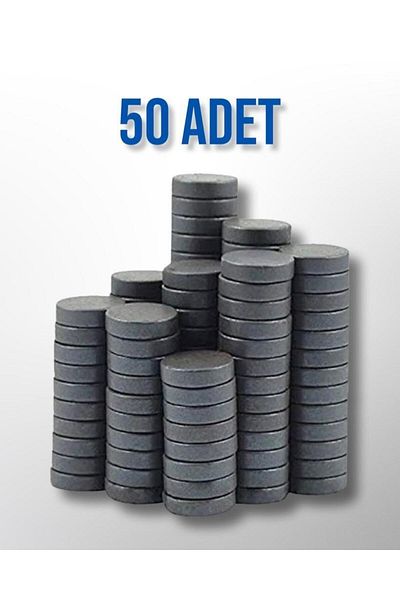 Aker Hediyelik Μικροσκοπικός μαγνήτης για χάντρες και χόμπι και μαγνήτης 50 τεμαχίων (15 mm X 2 mm)