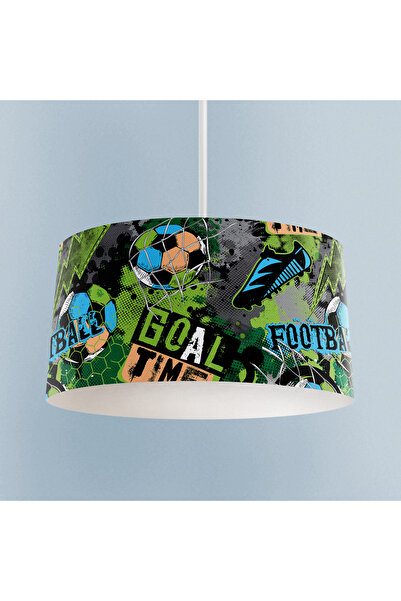 BAMBAŞKA MODA BEBEK VE ÇOCUK ODASI Futbol Desenli Avize