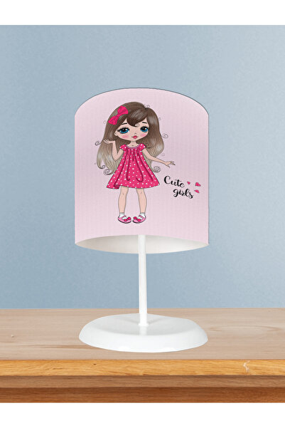 BAMBAŞKA MODA غرفة الأطفال والرضع عاكس الضوء منقوشة على شكل قلب وردي