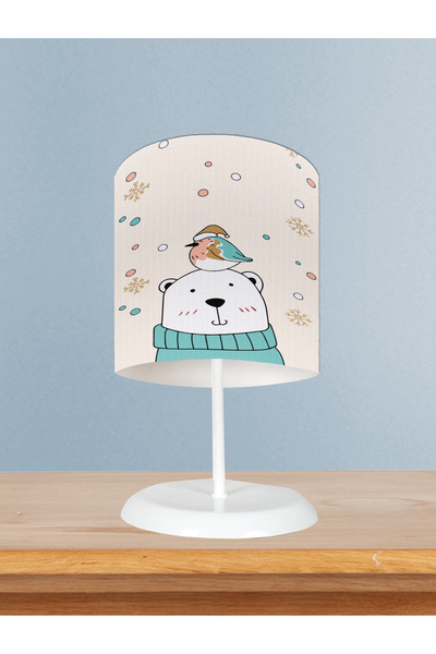 BAMBAŞKA MODA غرفة الأطفال والرضع عاكس الضوء بنمط الدب القطبي