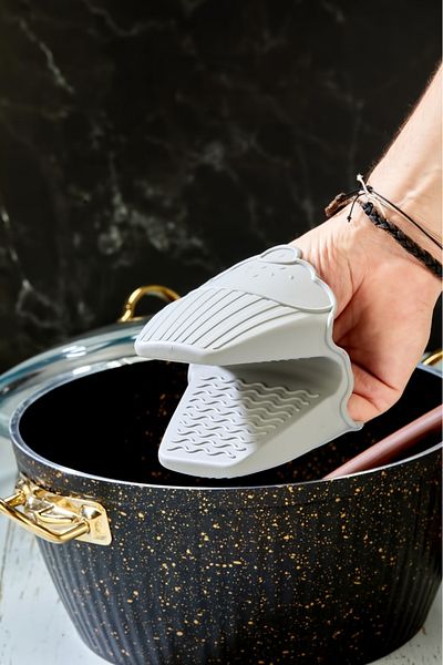 Cooker Luxury Fireproof Silicone Oven Gloves