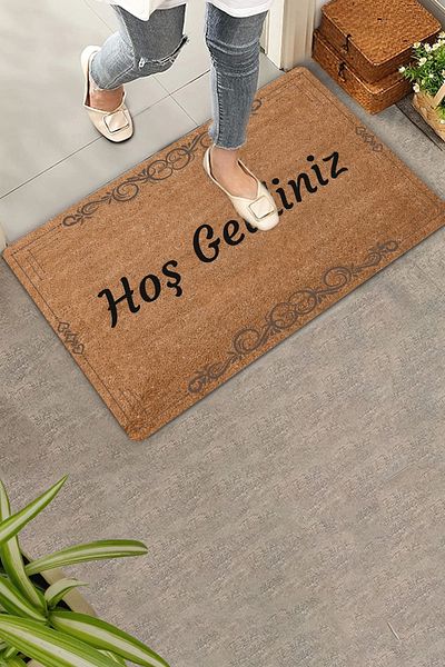 Valerine Life Wrought Iron Patterned Welcome Door Mat 45x70cm
