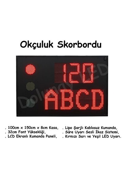 Dolunay LED Okçuluk Skorbordu