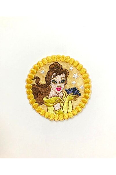 DİSNEY PRİNCESS Iron-Stick Embroidered Arma-patch-patch- Princess Series Princess Bella 1 (ORIGINAL LICENSED PRODUCT)