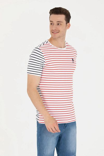 U.S. Polo Assn. U.S. Polo Assn. Tricou GROS cu dungi orizontale cu gâtul turnat Ringelli G081SZ011.000. 1572949