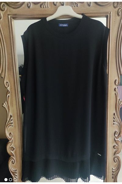 EFRAZE Pleated Lingerie Tunic