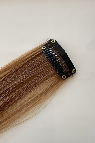 TAKIŞTIR Πλαϊνό κομμάτι μαλλιών / Καφέ / 50 εκ.