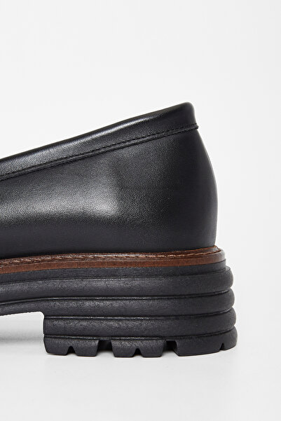 Tamer Tanca Kadın Hakiki Deri Loafer Ayakkabı 33 7501 Bn Ayk Sk23/24