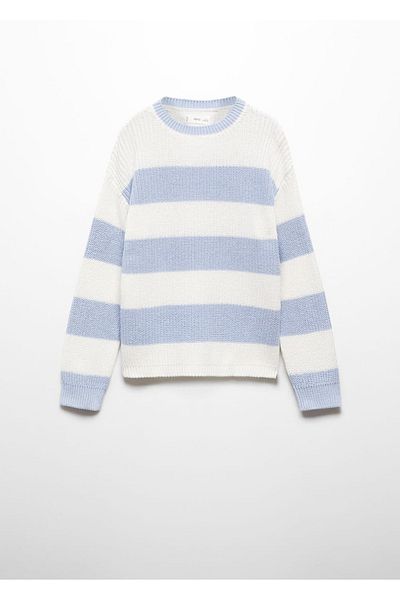 MANGO Kids Pulover Albastru Pentru Copii