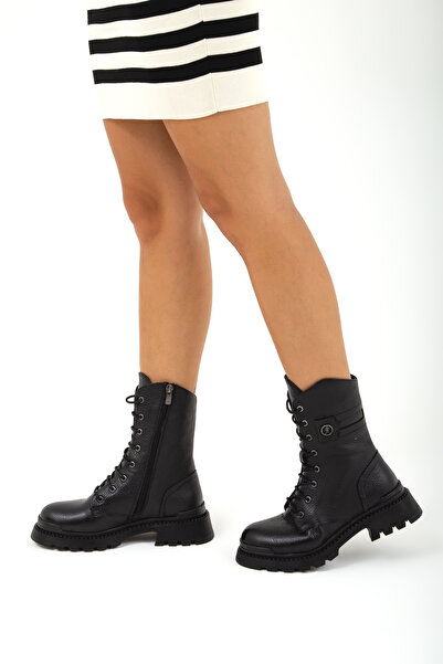 Tamer Tanca Kadın Hakiki Deri Casual Bot 922 23k10024 Bn Bot Sk22/23