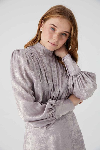 Manuka Glitzerndes Abendkleid Flieder