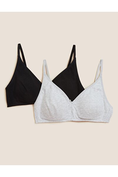 Marks & Spencer 2'li Balensiz Full Cup Pamuklu Ilk Sütyen