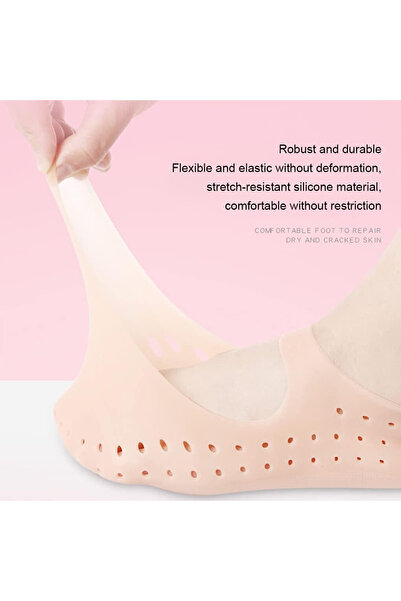 Libor 1 çift Silikon Çorap Ayak Bakımı Jel Çorap Nefes Profesyonel Nasır Sökücü Anti Çatlama Ölü Cilt Sökü