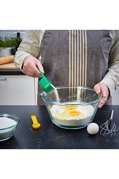 IKEA Uppfylld Scale Spoon 2 Pack Yellow - Green