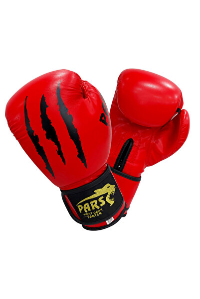 Pars Panther Boxing Kick Boxing Muay Thai Gloves Red
