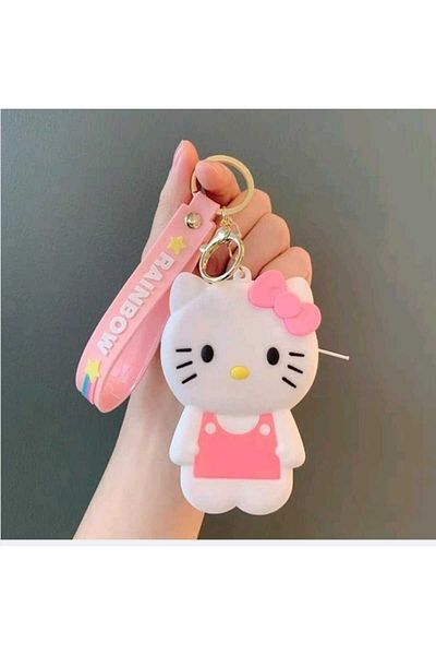 Clariss TRENDYHIM Hello Kitty Figured Keychain Wallet Pink White