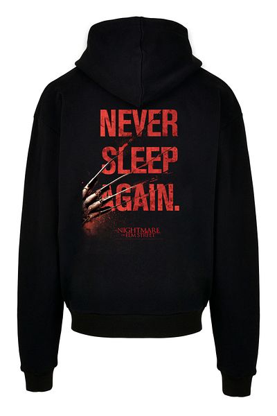 F4NT4STIC Herren Nightmare on Elm Street Men's Never Sleep Again mit Ultra Heavy Hoody