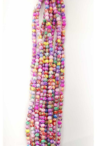 yiğit aksesuar 1 String Patterned Round Intermediate Apparatus/Beads