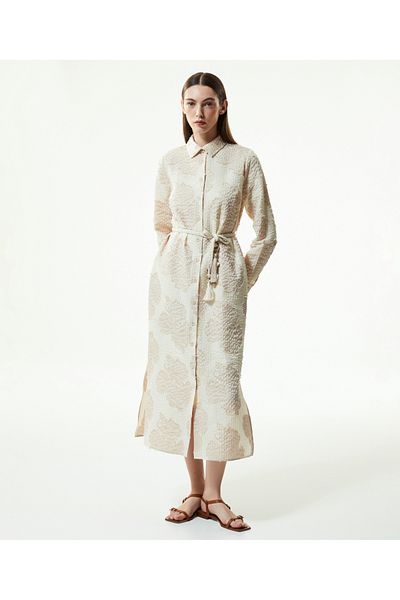 Machka Jacquard Shirt Dress