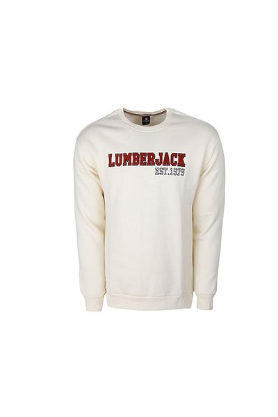 lumberjack Ανδρικά φούτερ casual 3W Ml Uneg 16Ty 505 3Pr 101441605   Κρέμα
