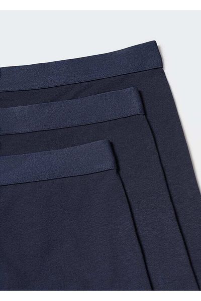 MANGO Man Boxershorts aus Baumwolle in Blau, 3er-Pack