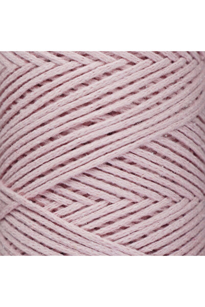 Makromecity Premium Koton Cotton Macrame Rope Baby Pink 200 Gr 150 Meters 2mm Cotton Macrame Bag Rope Supla Rope