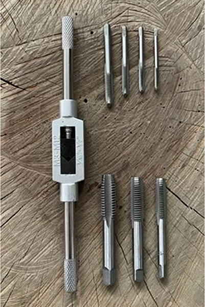 DMR KOLLU KLAVUZ SETİ METRİK CİVATA DİŞ AÇMA SETİ 8PCS