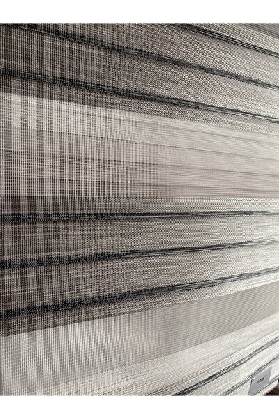 Storium Perde Bamboo Antrasit Renk Pileli Zebra Perde