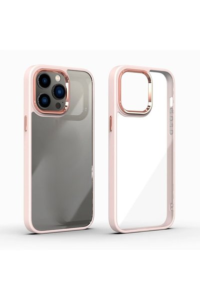 HyperAge iPhone 13 Pro Max Compatible Case Transparent Surface with Colorful ...