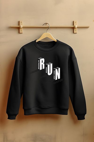 ADA BEBEK ÇOCUK Памучен суитшърт Run Run Run Style