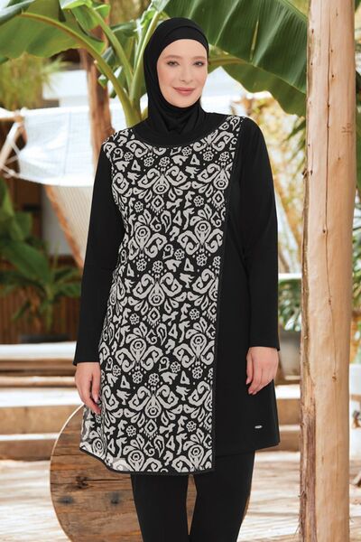 Remsa Mayo ملابس سباحة كبيرة الحجم من الليكرا مغطاة بالكامل بالحجاب Rad 4481 ...