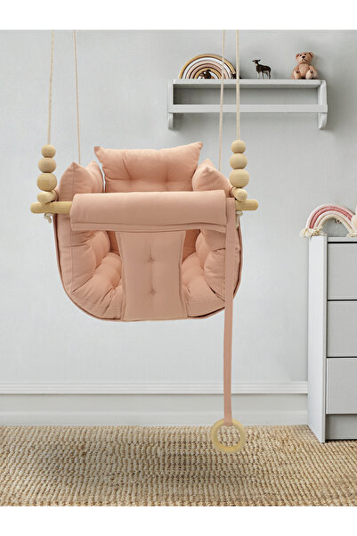 Pudra Pembe Puffy Swing Bebek Salıncak