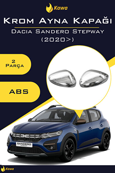 Kawa Dacia Sandero Stepway (2020>) Krom Ayna Kapağı ABS