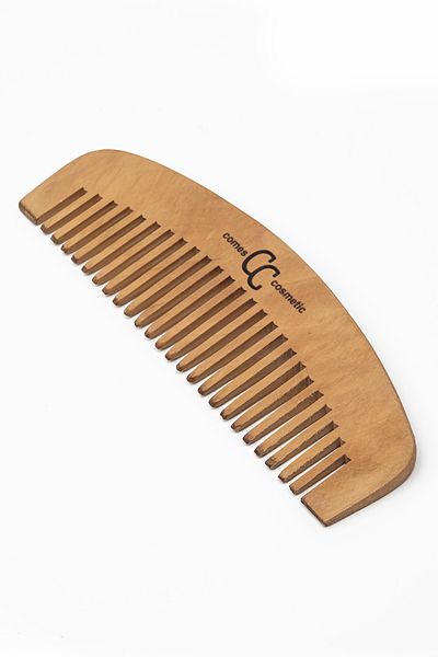 ComesBeauty Boxwood Comb Sparse Threaded Oval 100% Natural